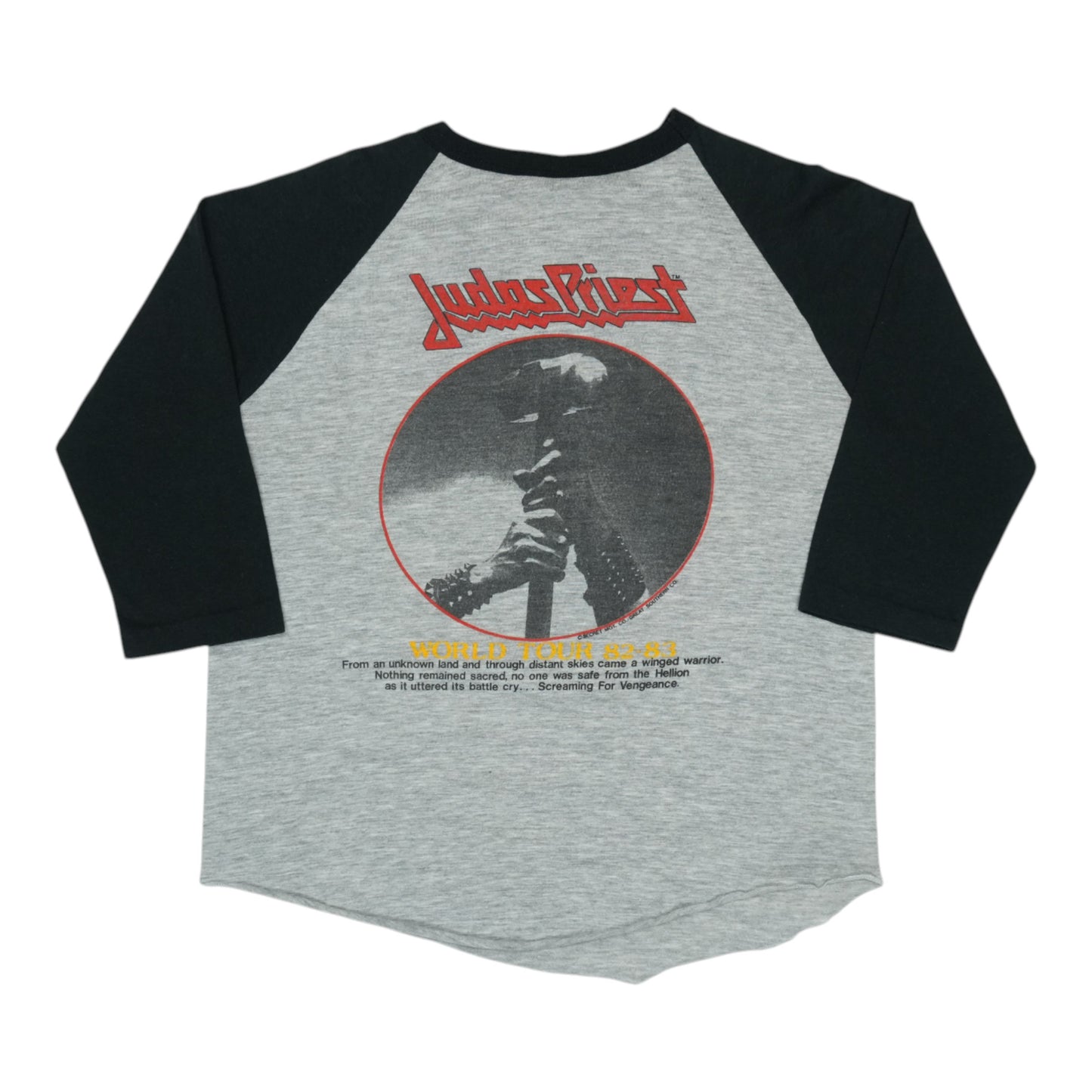 1982 Judas Priest Screaming For Vengeance Tour Jersey Shirt