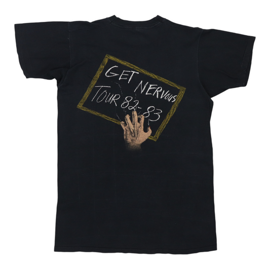 1982 Pat Benatar Get Nervous Tour Shirt Back