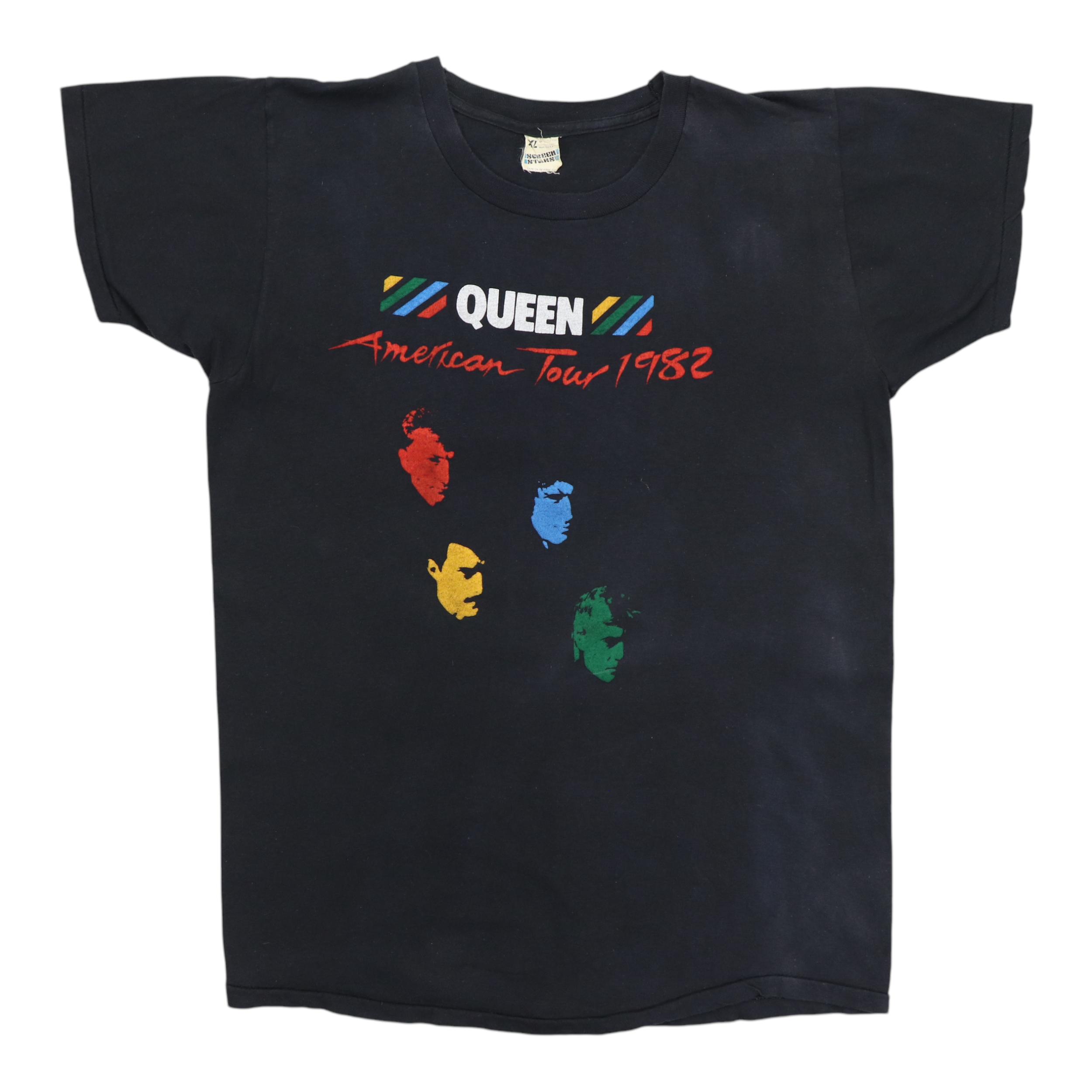 1982 Queen Hot Space Tour Shirt | Authentic Vintage Tee – WyCo Vintage