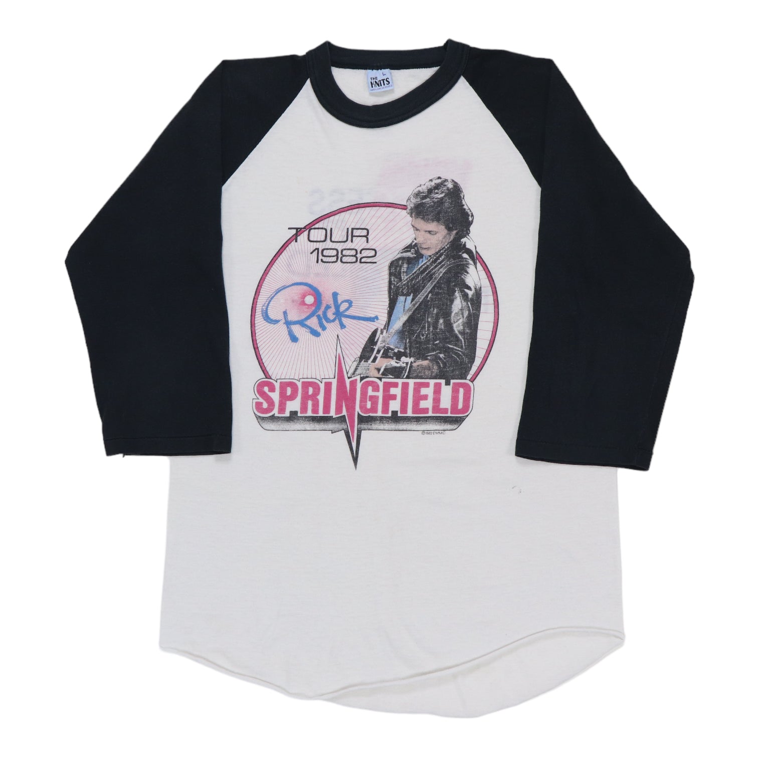 1982 Rick Springfield Tour Jersey Shirt | Authentic Vintage Jersey