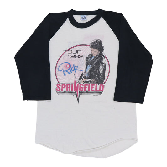 1982 Rick Springfield Tour Jersey Shirt