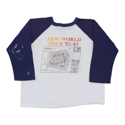 1982 Rush Signals Tour Jersey Shirt Back
