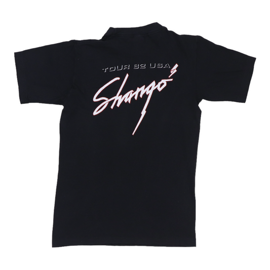 1982 Santana Shangó Tour Shirt Back
