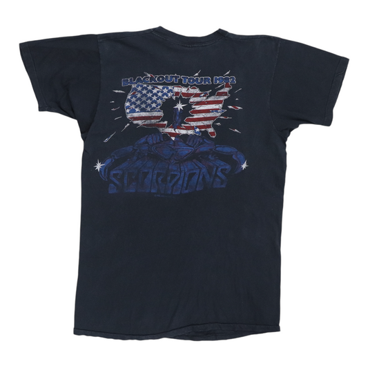 1982 Scorpions Blackout Tour Shirt Back