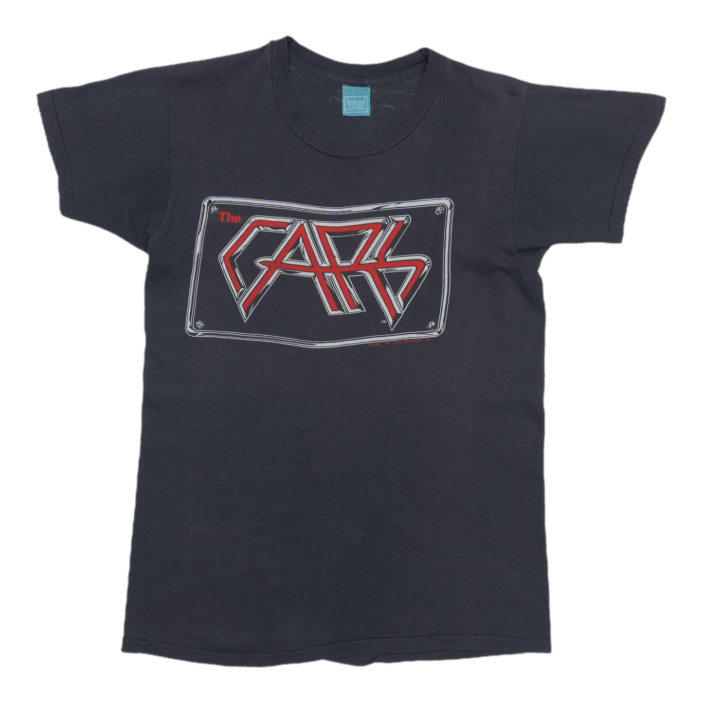 1982 The Cars On The Road Tour Shirt Front