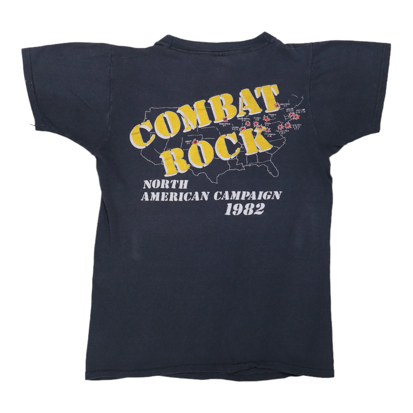 1982 The Clash Combat Rock Tour Shirt