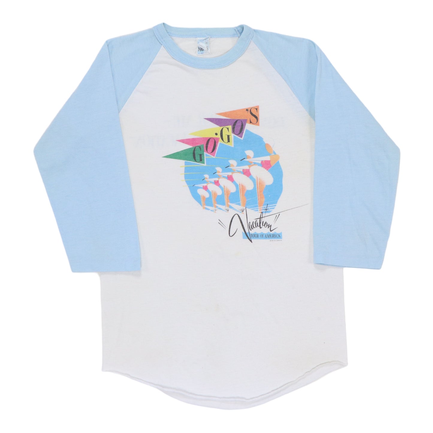 1982 The Go-Gos Vacation Tour Jersey Shirt