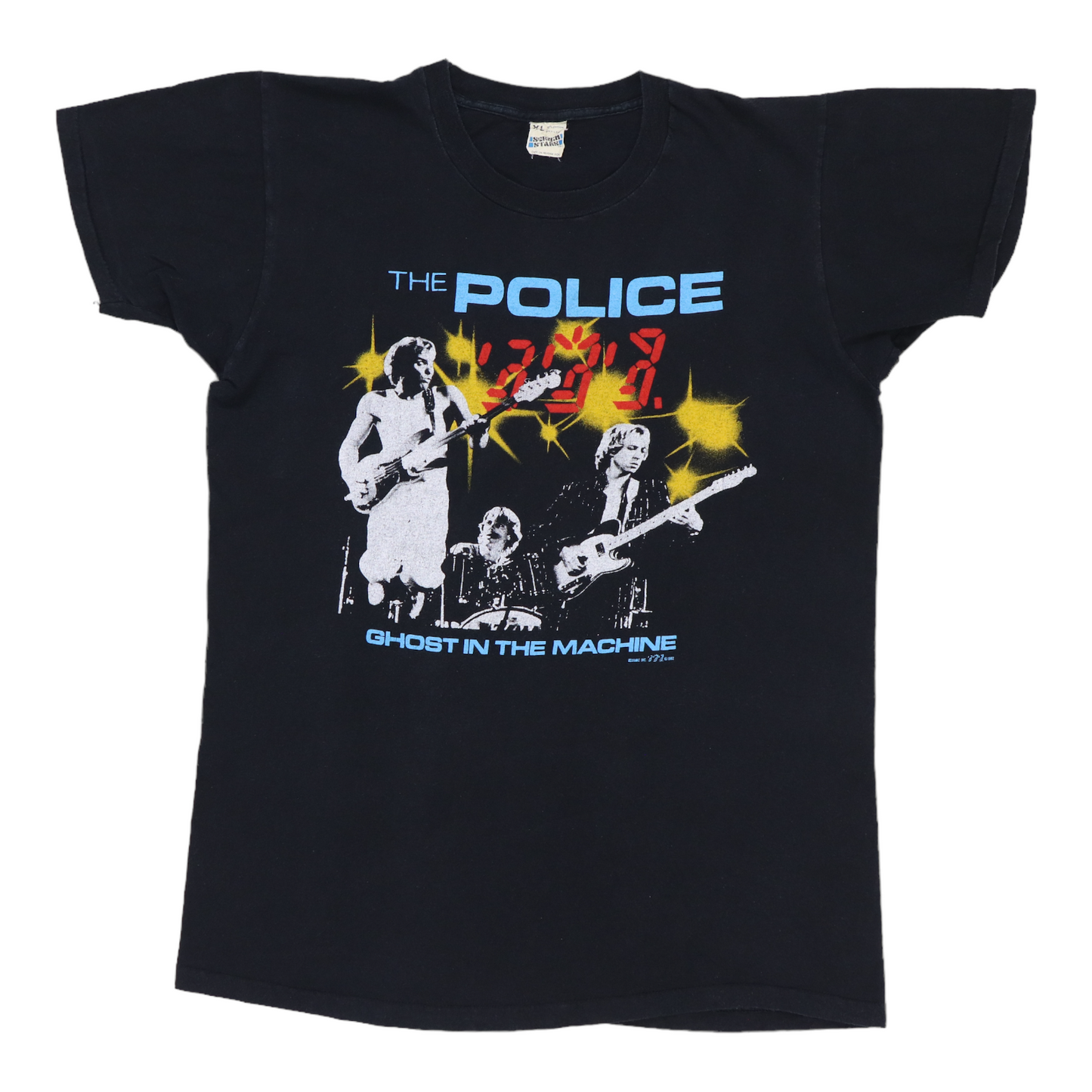 1982 The Police Ghost In The Machine Tour Shirt