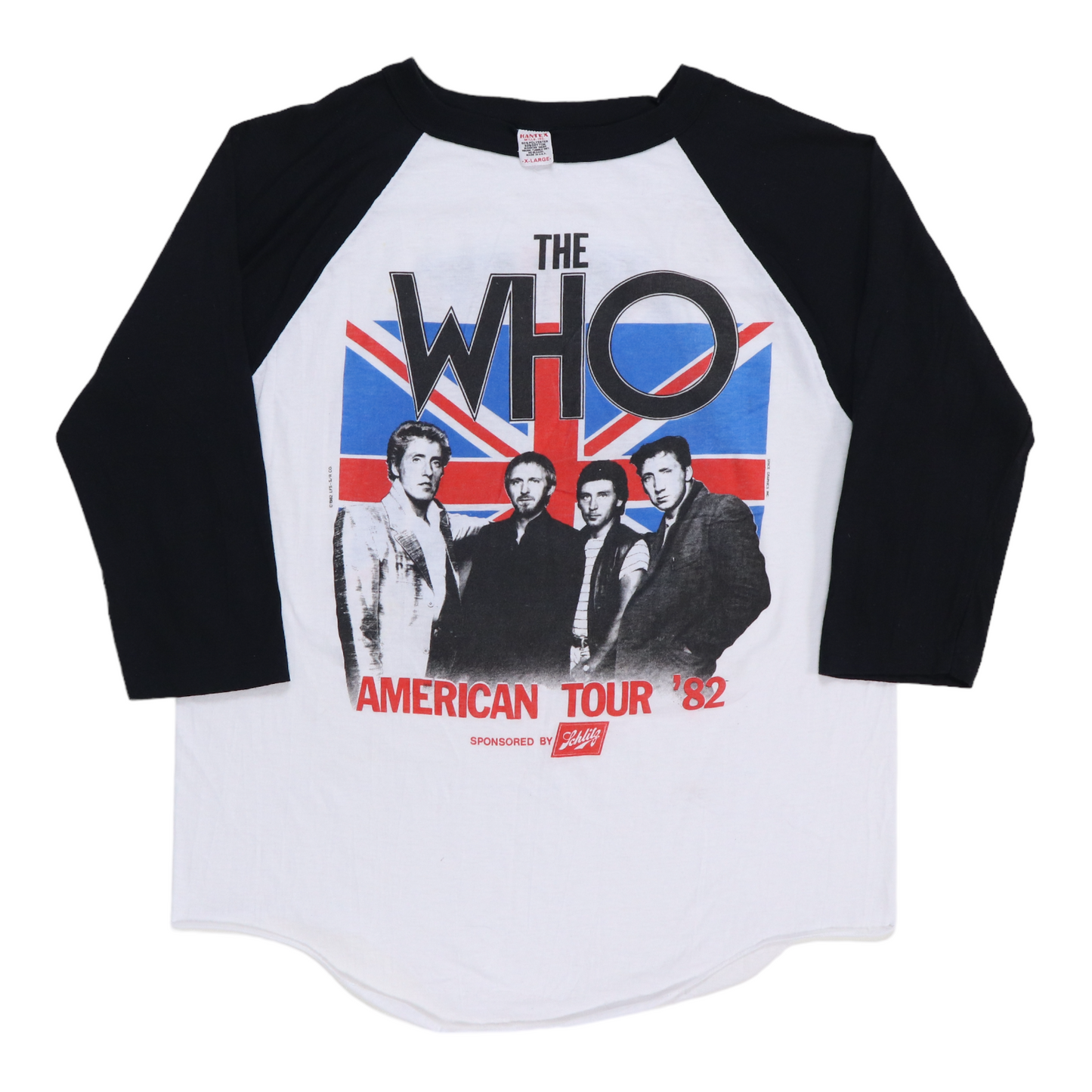1982 The Who American Tour Jersey Shirt