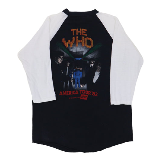 1982 The Who North American Tour Jersey Shirt Back