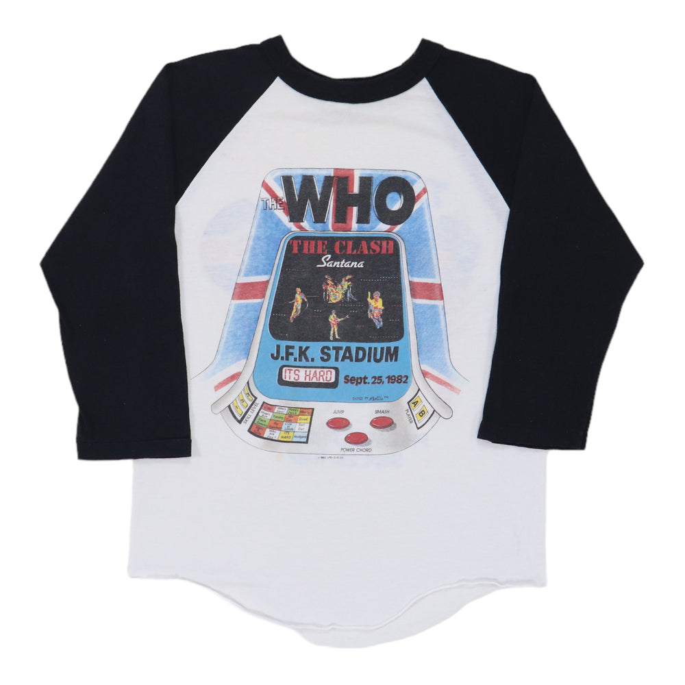 1982 The Who The Clash Tour Jersey Shirt