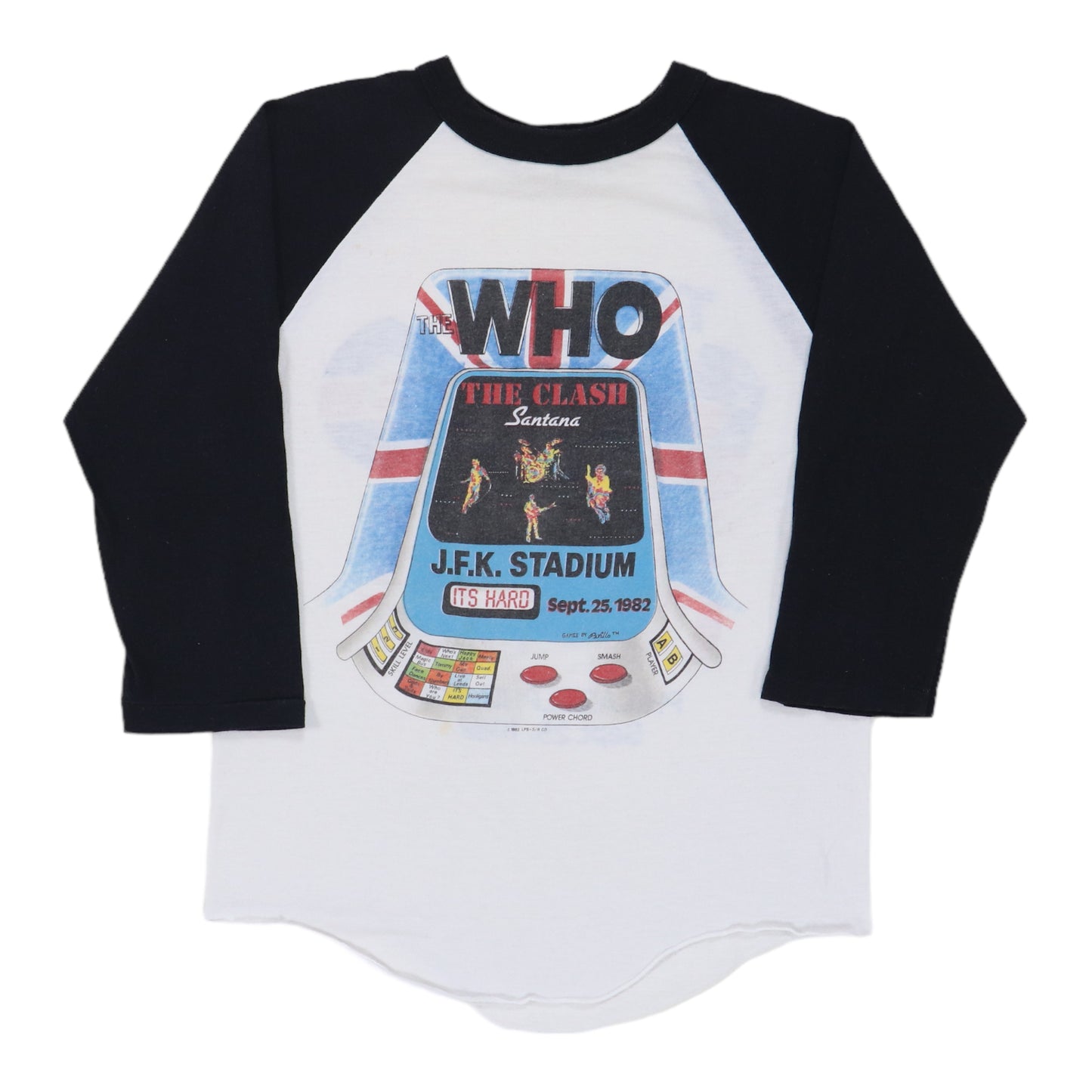 1982 The Who The Clash Tour Jersey Shirt