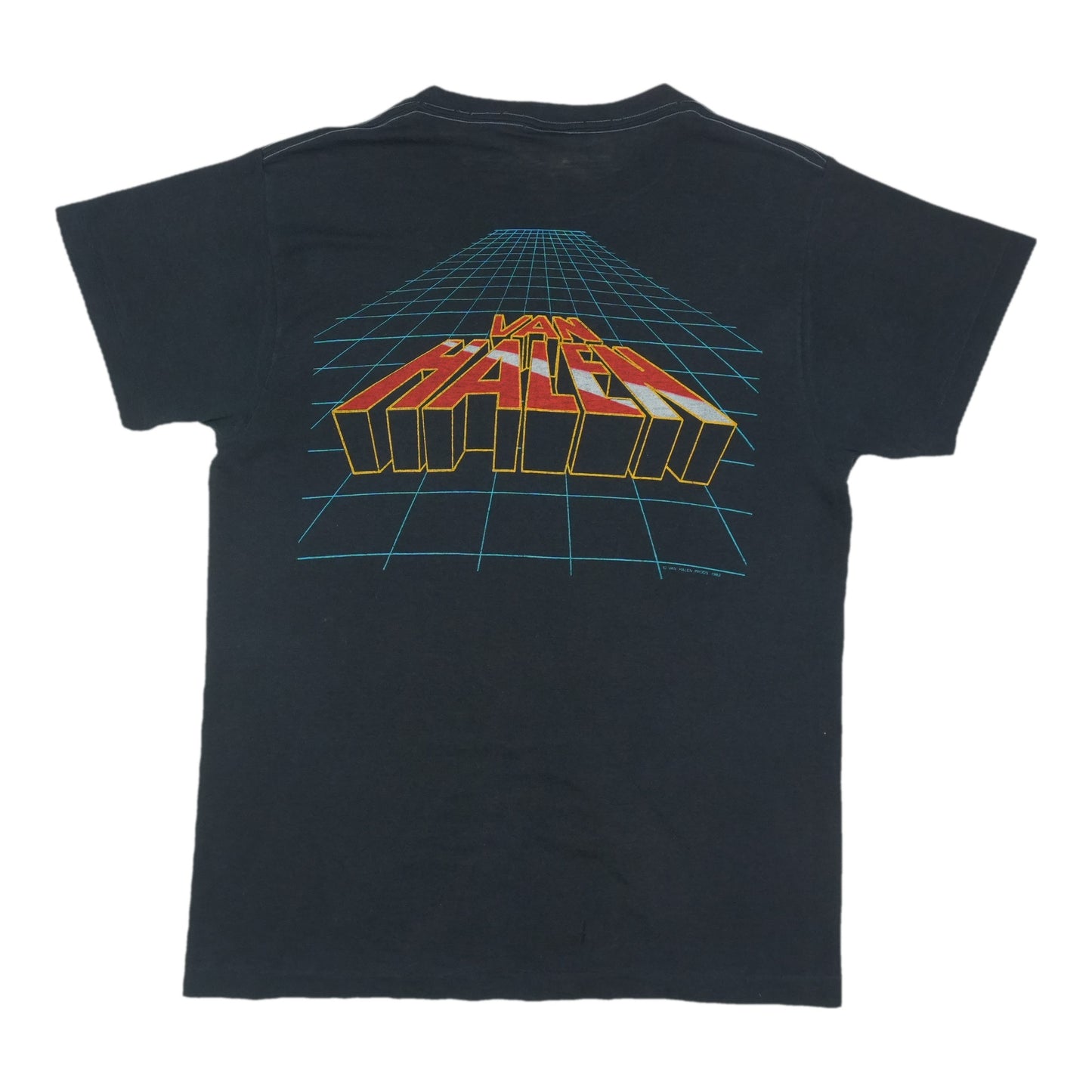 1982 Van Halen Diver Down Shirt Back