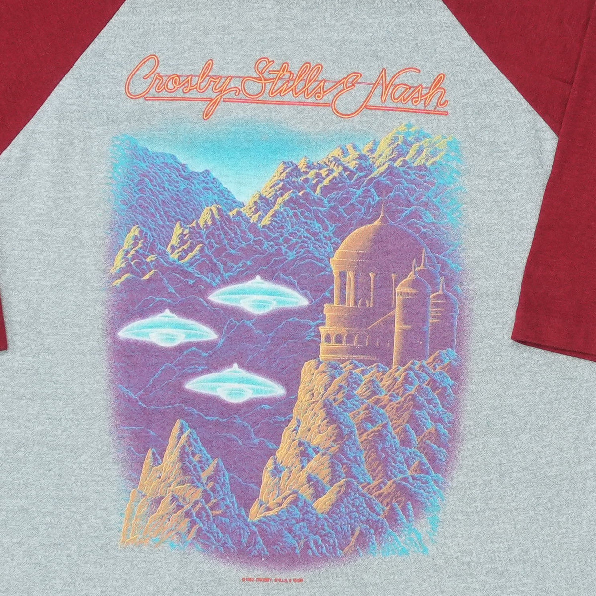 1982 Crosby Stills And Nash Daylight Again Tour Jersey Shirt