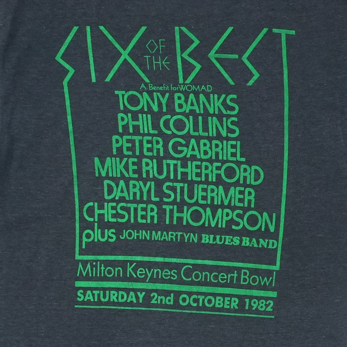 1982 Genesis Six Of The Best Reunion Shirt