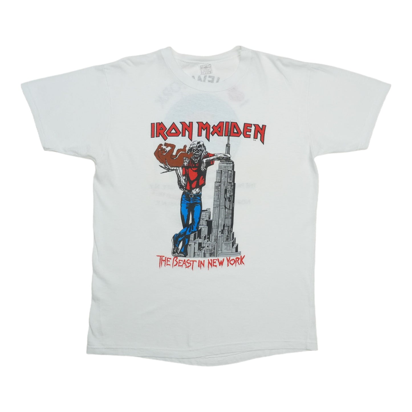 1982 Iron Maiden The Beast in New York Shirt Front