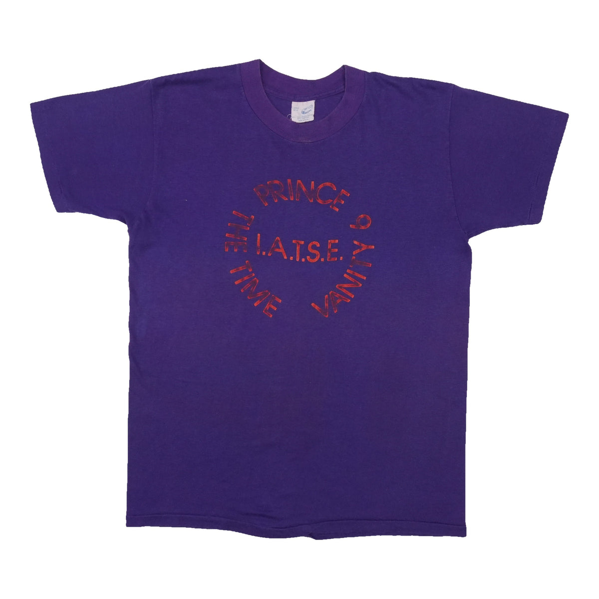 1982 Prince 1999 Tour The Time Vanity 6 IATSE Crew Shirt