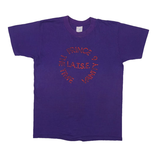 1982 Prince 1999 Tour The Time Vanity 6 IATSE Crew Shirt