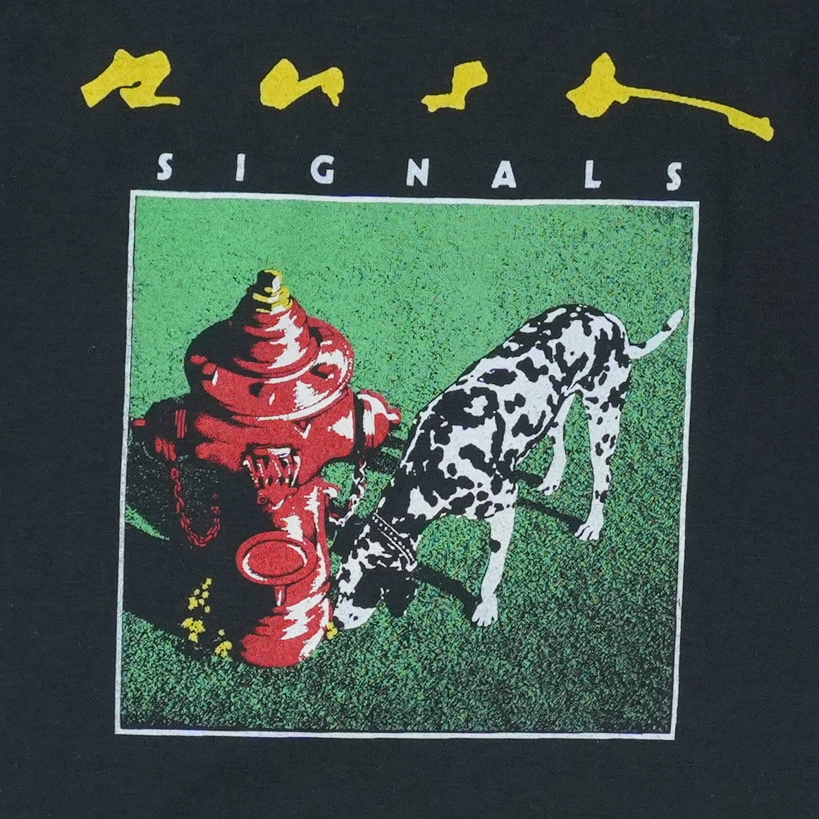 1982 Rush Signals New World Tour Shirt