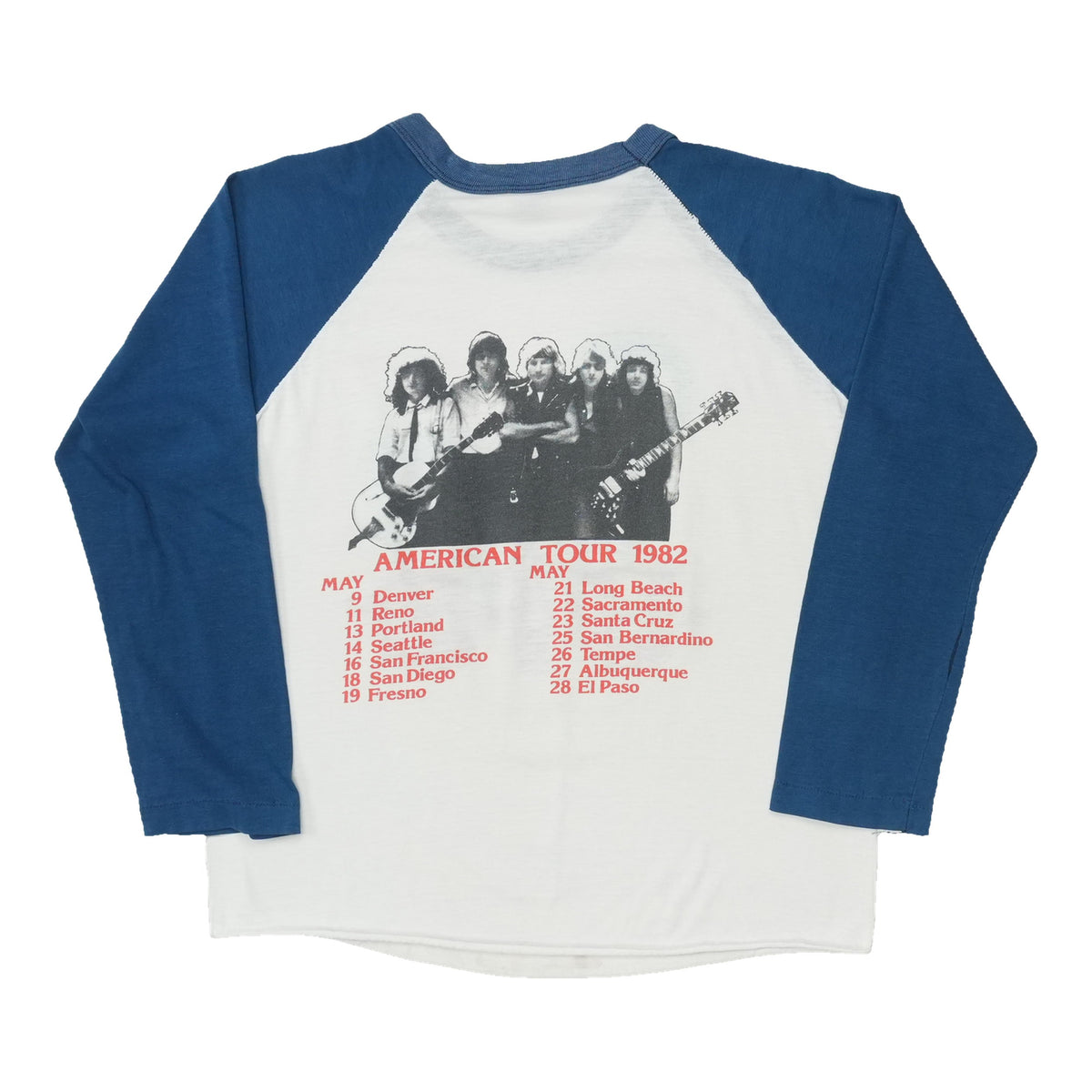 1982 UFO Mechanix American Tour Jersey Shirt