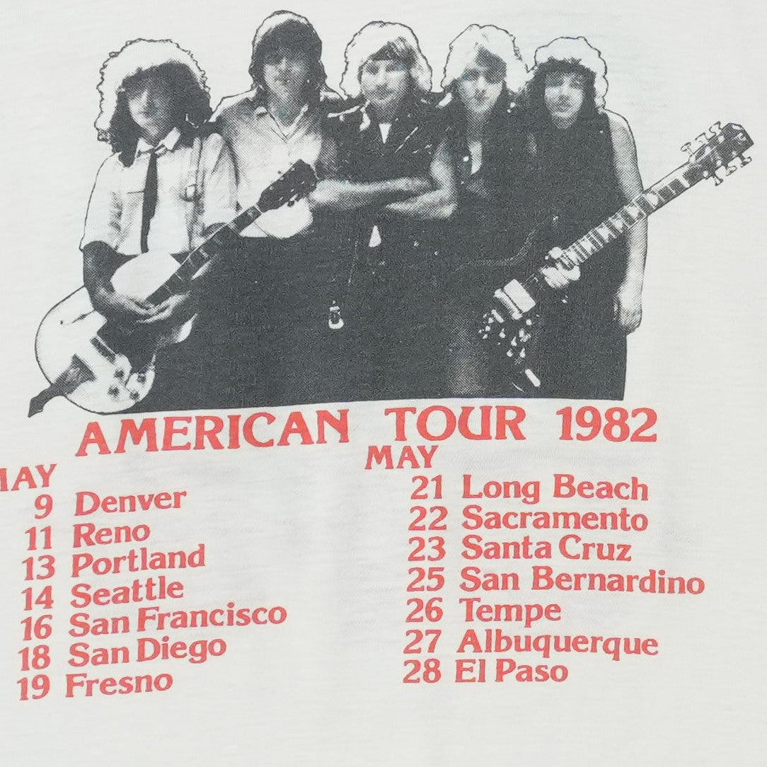 1982 UFO Mechanix American Tour Jersey Shirt