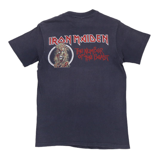 1982 Iron Maiden Number Of The Beast Shirt Back