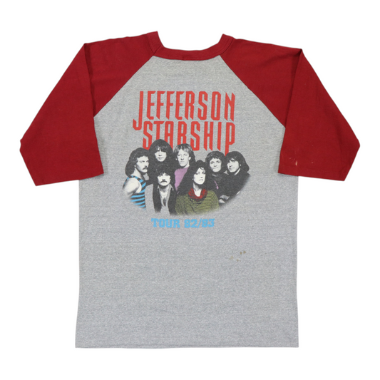 1982 Jefferson Starship Winds Of Change Tour Jersey Shirt Back