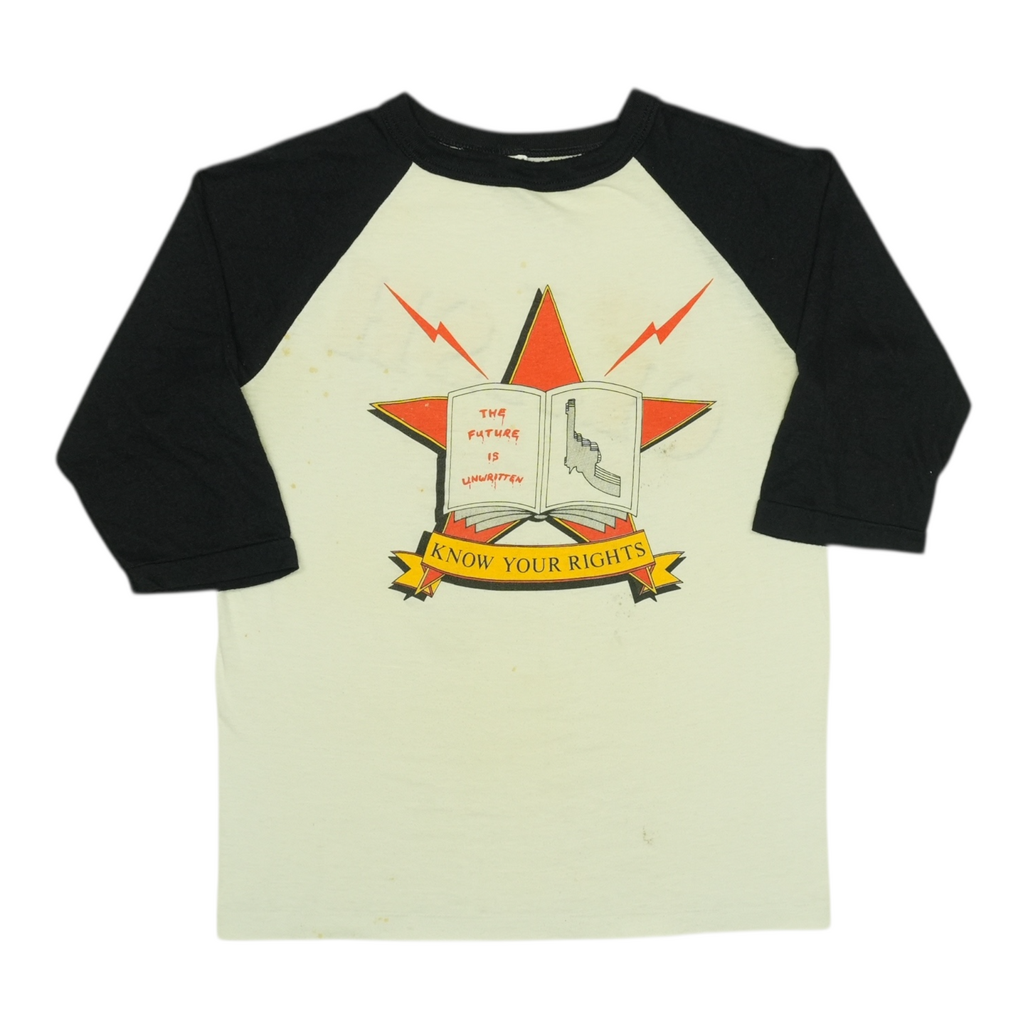 1982 The Clash Know Your Rights Tour Jersey Shirt