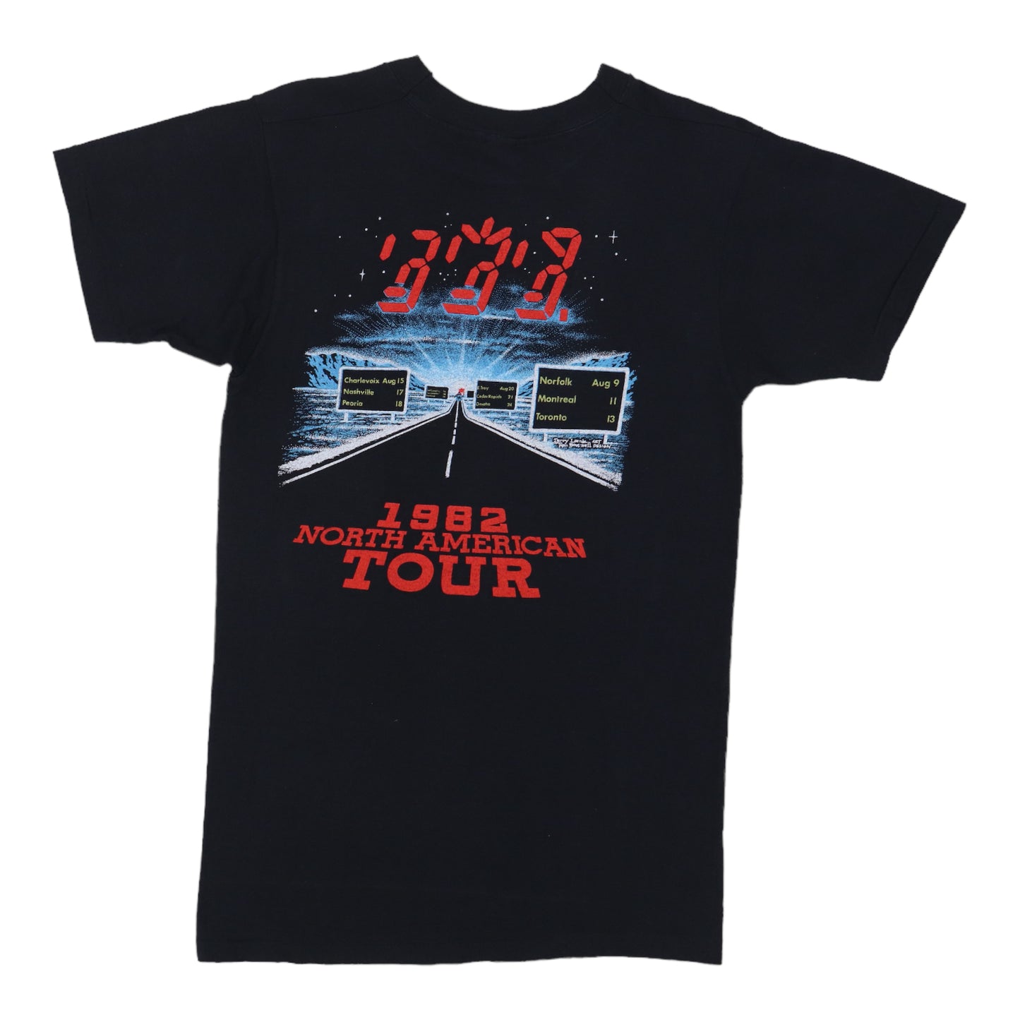 1982 The Police Ghost In The Machine Tour Shirt