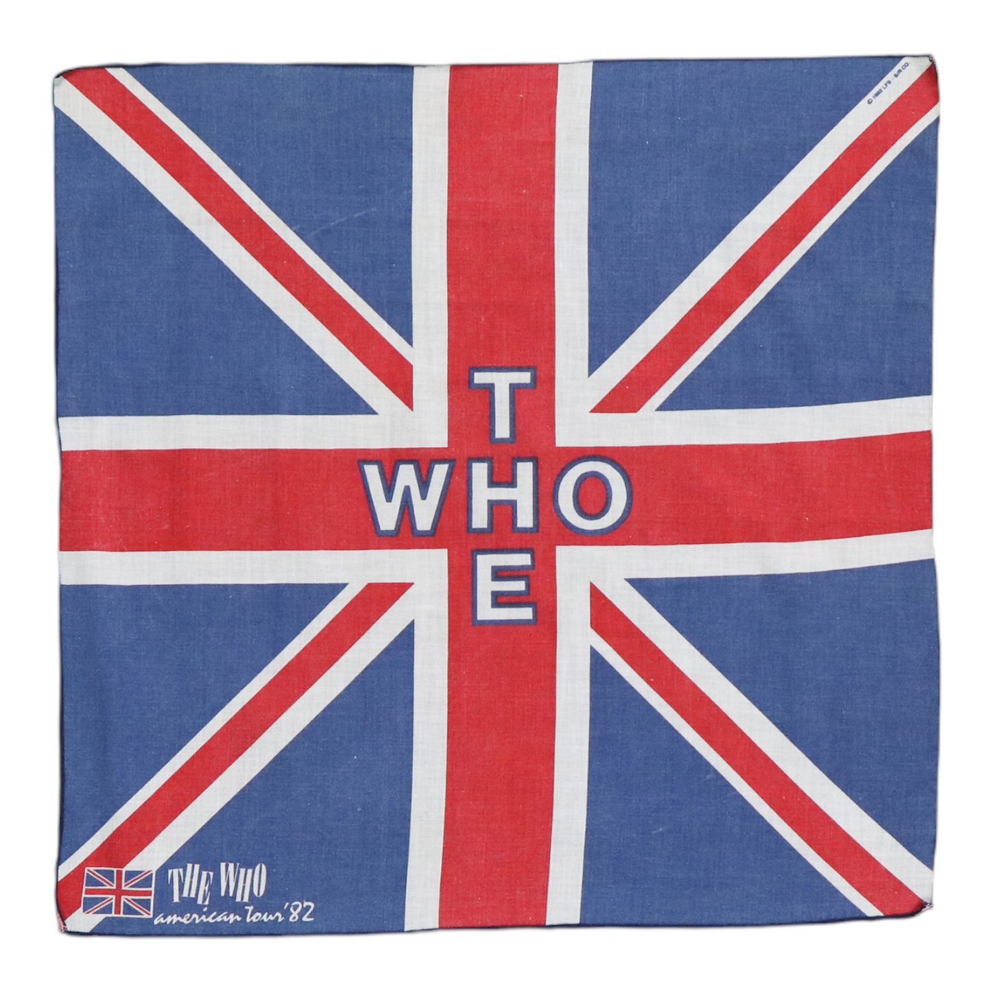 1982 The Who American Tour Bandana