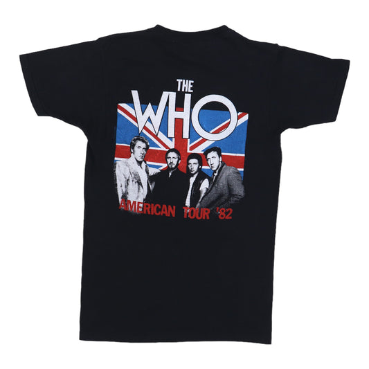 1982 The Who American Tour Shirt Back