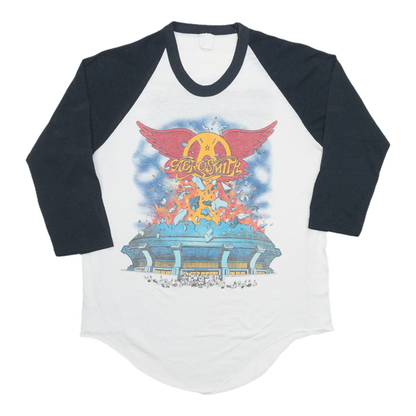 1982 Aerosmith Rock & Hard Place Jersey Shirt Front