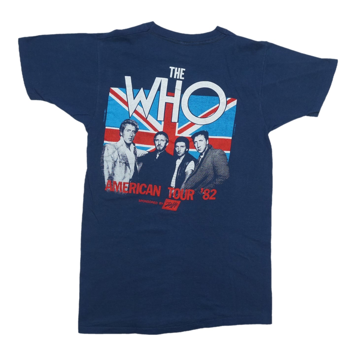 1982 The Who American Tour Shirt Back