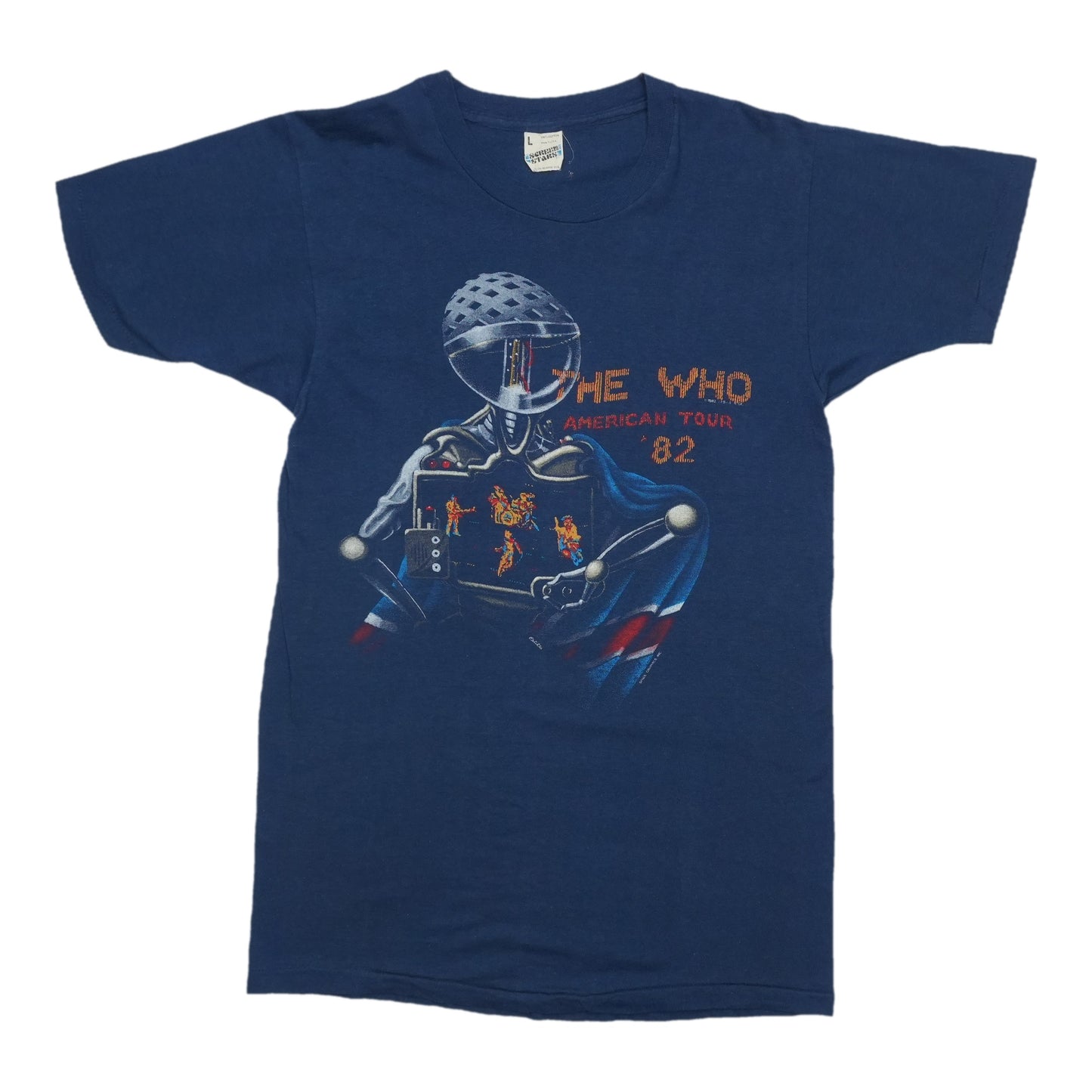 1982 The Who American Tour Shirt Front