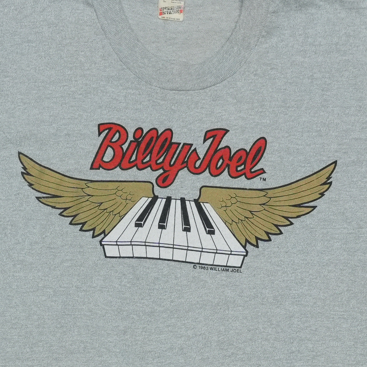 1983 Billy Joel Keeping The Faith Shirt Detail 1