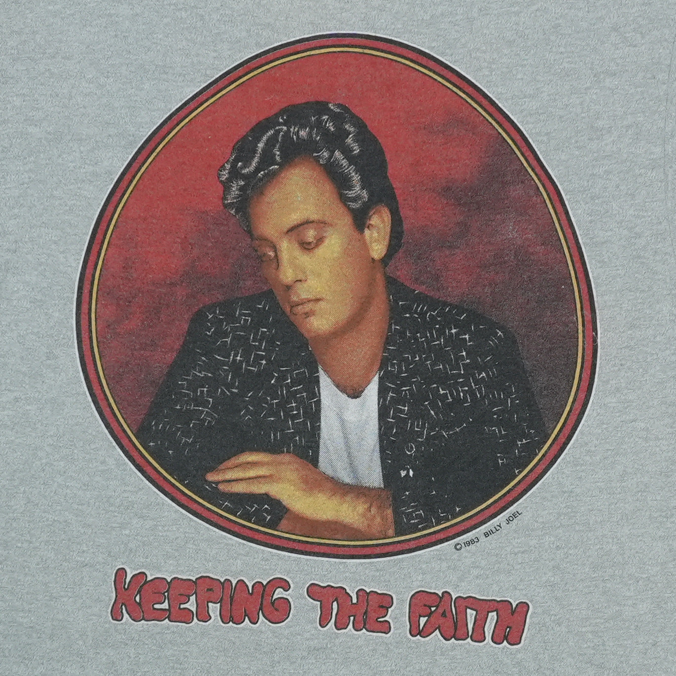 1983 Billy Joel Keeping The Faith Shirt Detail 3