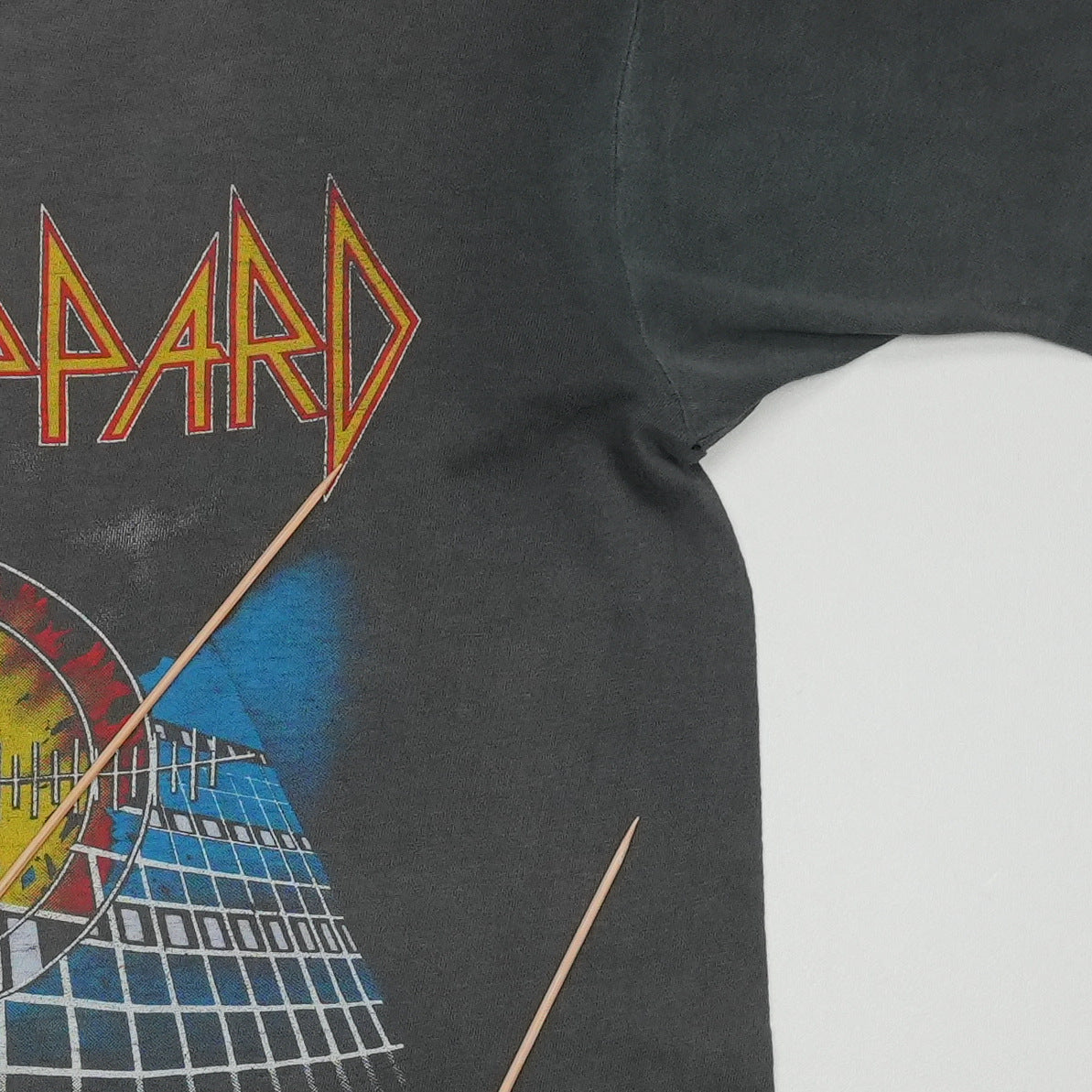 1983 Def Leppard Pyromania Tour Shirt Detail 3