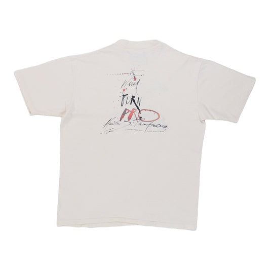 1983 Hunter S Thompson Weird Turn Pro Shirt Back
