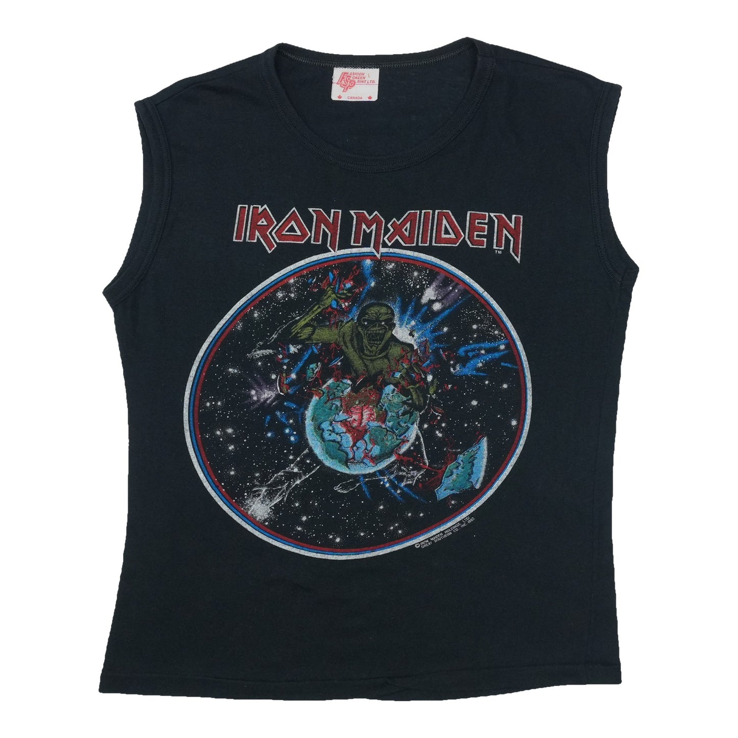 1983 Iron Maiden World Piece Tour Sleeveless Shirt