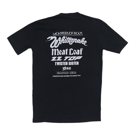 1983 Monsters Of Rock Donnington Concert Shirt Back