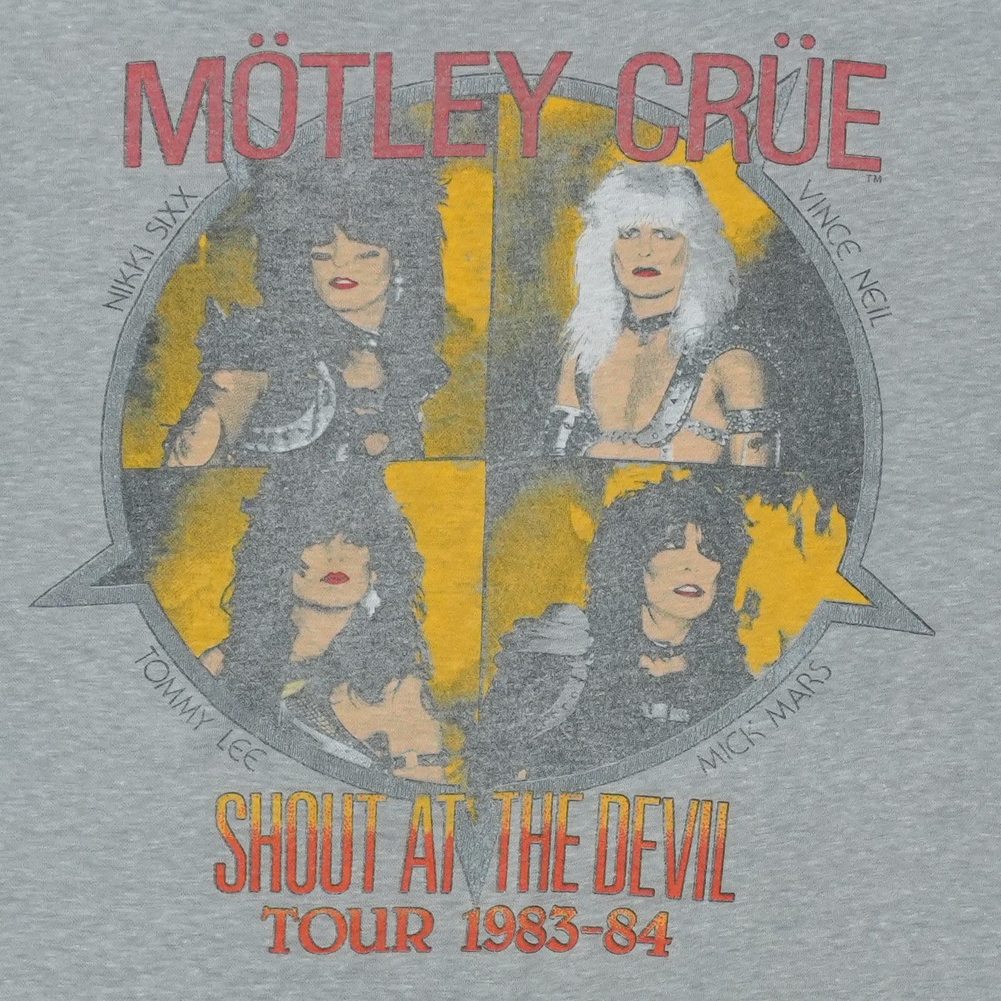 1983 Motley Crue Shout At The Devil Tour Sleeveless Shirt
