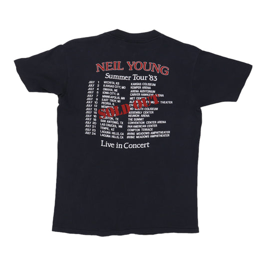 1983 Neil Young Summer Tour Shirt