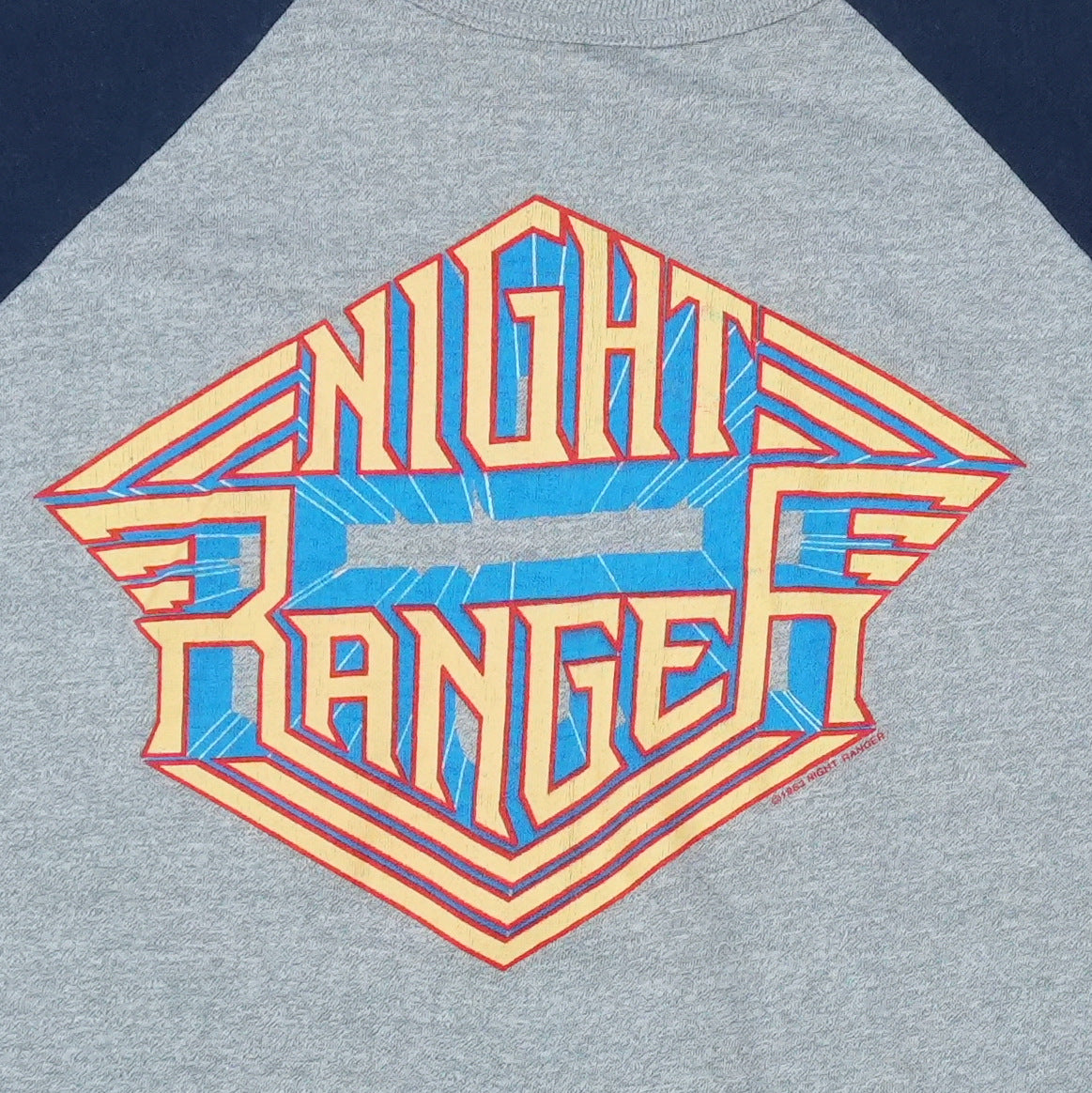 1983 Night Ranger Dawn Patrol Tour Raglan Shirt