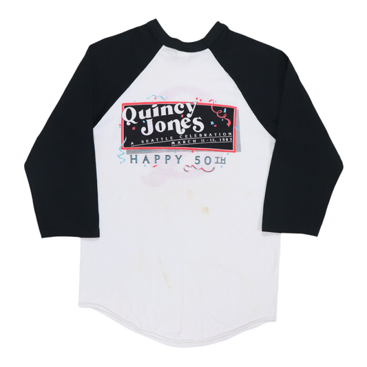 1983 Quincy Jones 50th Birthday Jersey Shirt Back