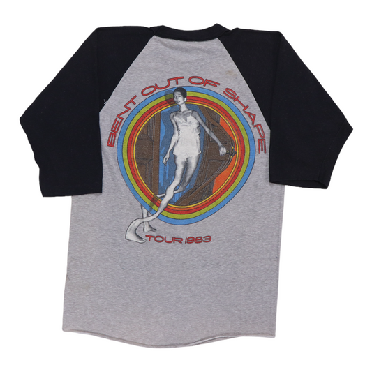 1983 Rainbow Bent Out Of Shape Tour Jersey Shirt Back