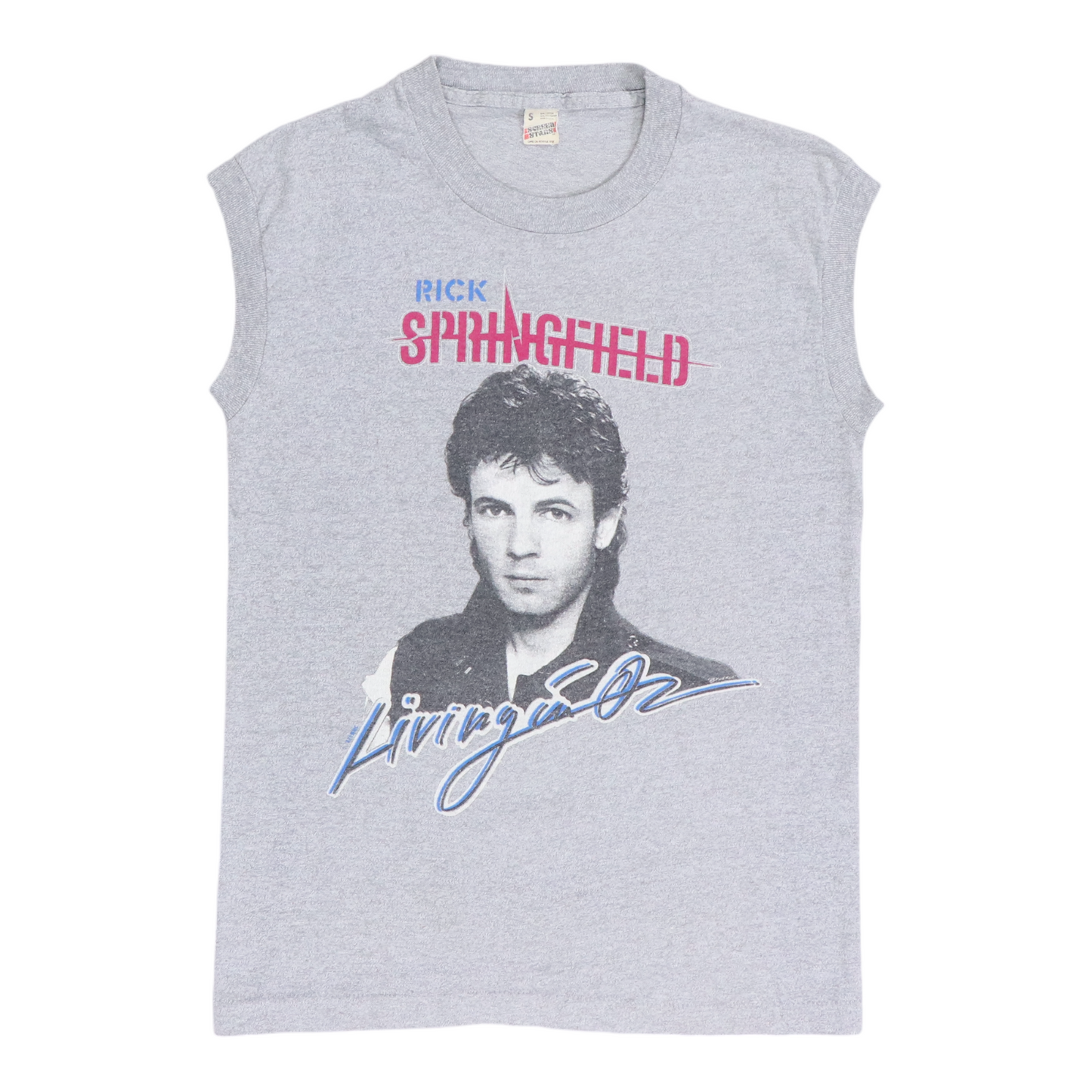 1983 Rick Springfield Tour Sleeveless Shirt