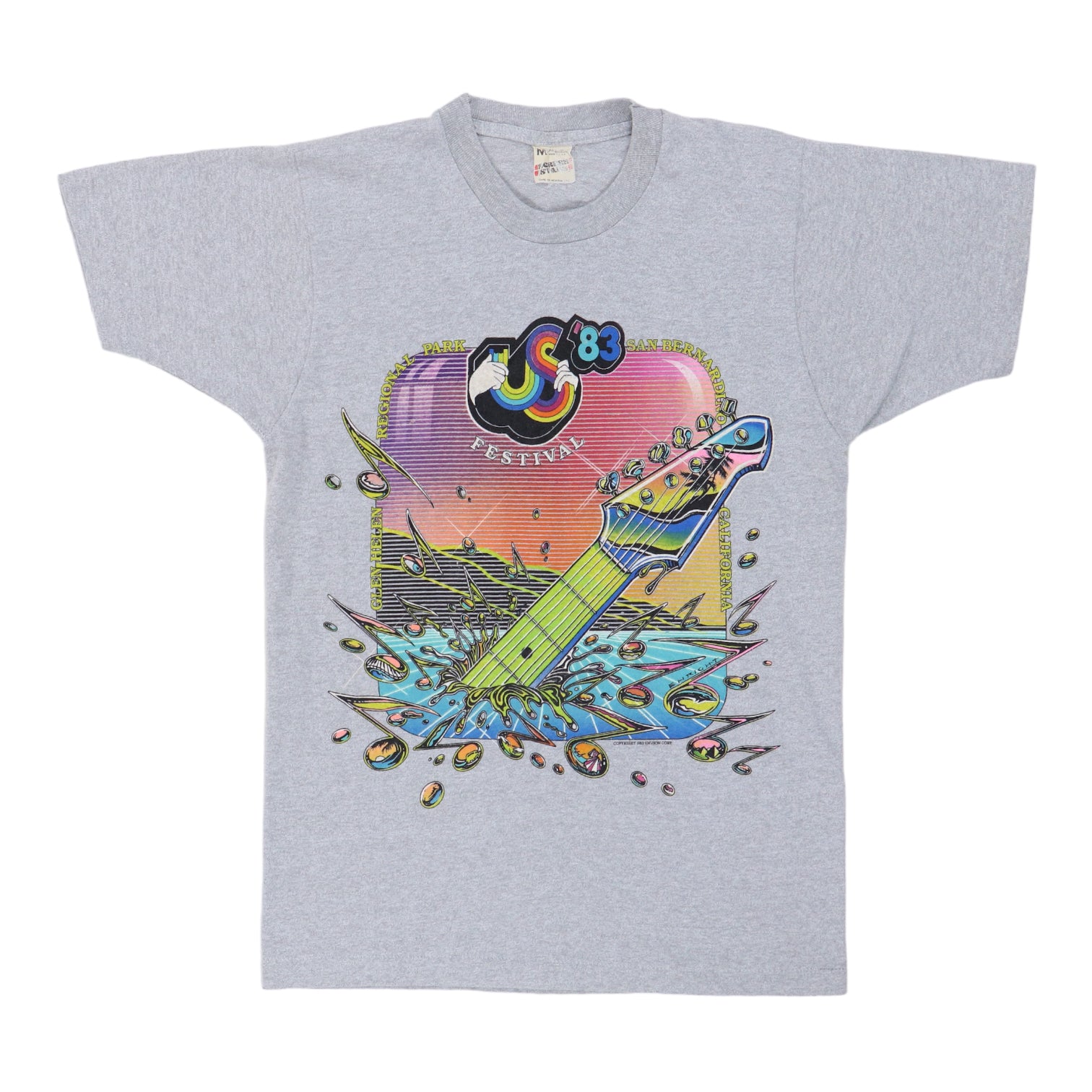 1983 Us Festival Concert Shirt | Authentic Vintage Tee – WyCo Vintage