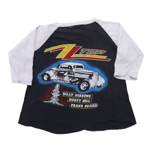 1983 ZZ Top Elimnator Tour Jersey Shirt Back