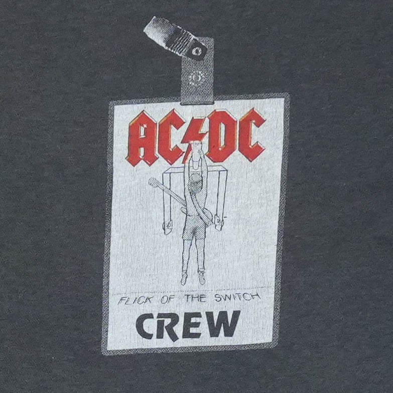 1983 AC/DC Flick Of The Switch Local Crew Shirt