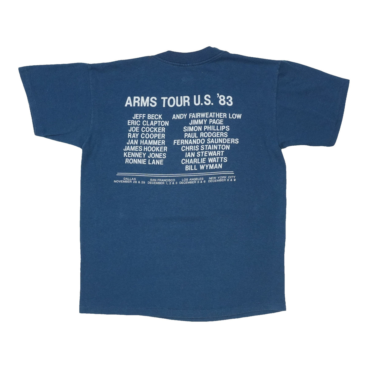 1983 ARMS Ronnie Lane Appeal US Tour Shirt